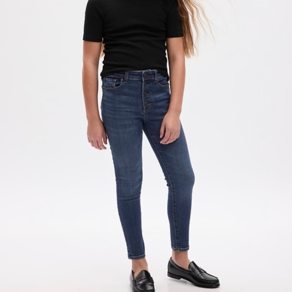 Gap Girls High Rise Ankle Denim Jeans
